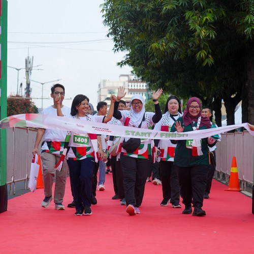 Race photo from WALK FOR PALESTINE