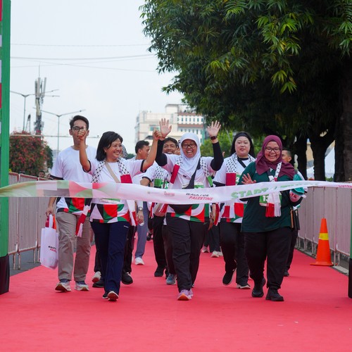 Race photo from WALK FOR PALESTINE