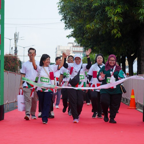 Race photo from WALK FOR PALESTINE
