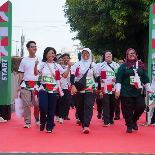 Race photo from WALK FOR PALESTINE