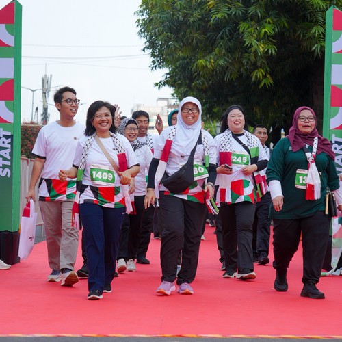 Race photo from WALK FOR PALESTINE