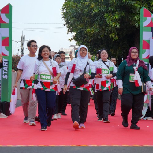 Race photo from WALK FOR PALESTINE