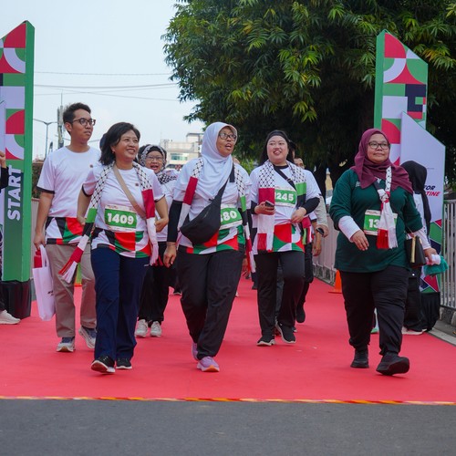 Race photo from WALK FOR PALESTINE