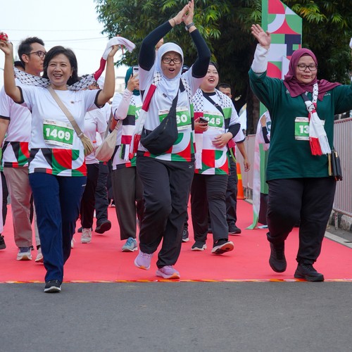 Race photo from WALK FOR PALESTINE