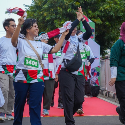 Race photo from WALK FOR PALESTINE