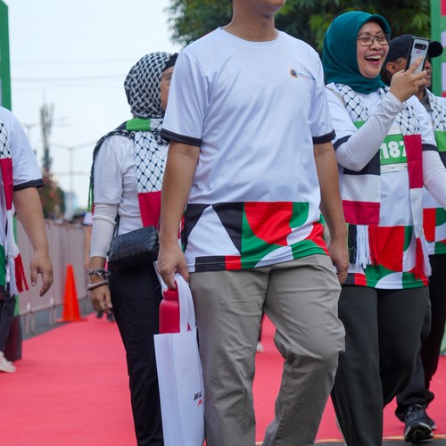 Race photo from WALK FOR PALESTINE