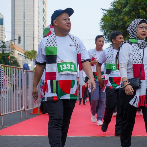 Race photo from WALK FOR PALESTINE