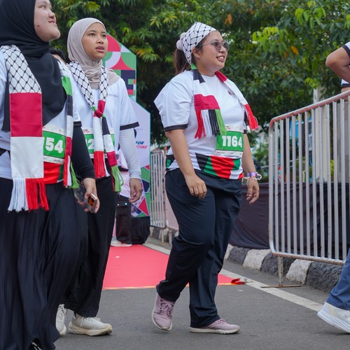 Race photo from WALK FOR PALESTINE