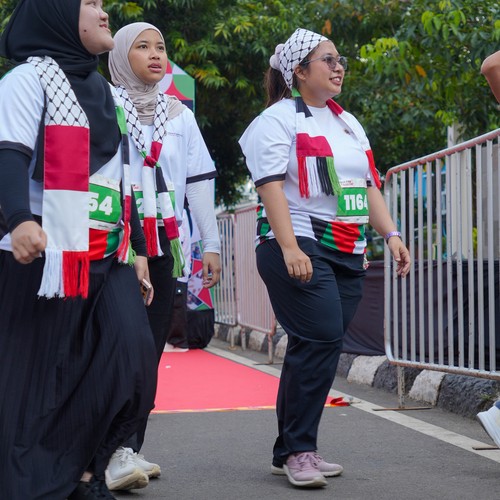 Race photo from WALK FOR PALESTINE