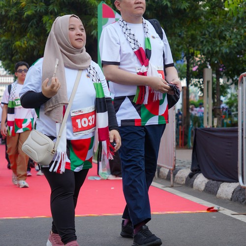 Race photo from WALK FOR PALESTINE