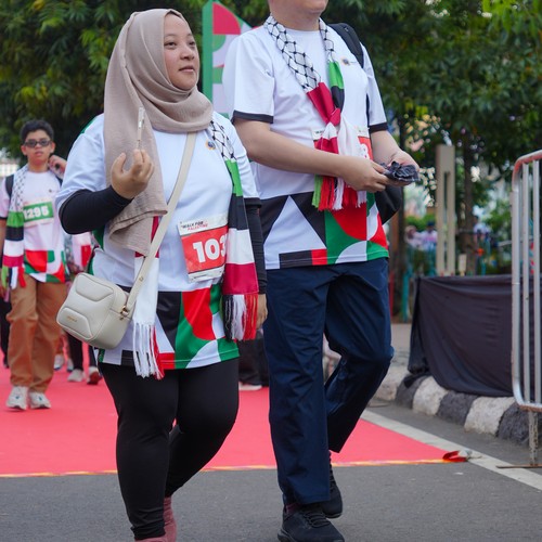 Race photo from WALK FOR PALESTINE