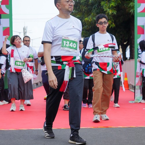 Race photo from WALK FOR PALESTINE