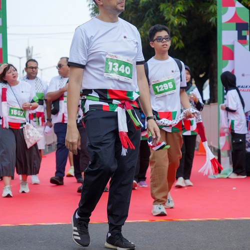Race photo from WALK FOR PALESTINE