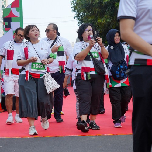 Race photo from WALK FOR PALESTINE