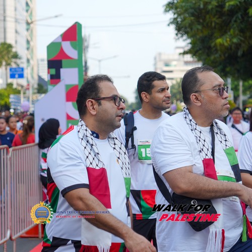 Race photo from WALK FOR PALESTINE