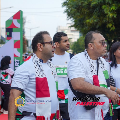 Race photo from WALK FOR PALESTINE