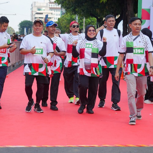 Race photo from WALK FOR PALESTINE