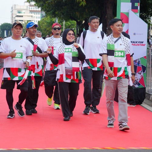 Race photo from WALK FOR PALESTINE