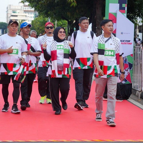 Race photo from WALK FOR PALESTINE