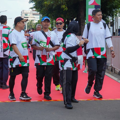 Race photo from WALK FOR PALESTINE