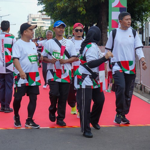 Race photo from WALK FOR PALESTINE