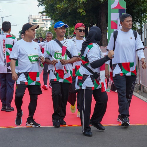 Race photo from WALK FOR PALESTINE