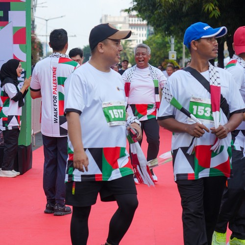 Race photo from WALK FOR PALESTINE