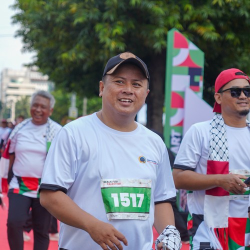 Race photo from WALK FOR PALESTINE