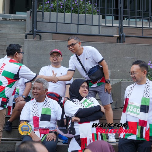 Race photo from WALK FOR PALESTINE