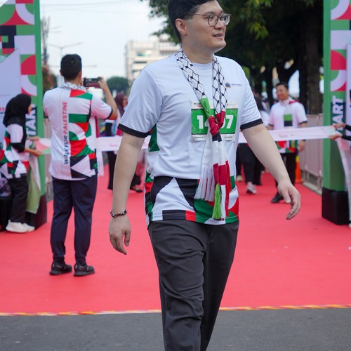 Race photo from WALK FOR PALESTINE