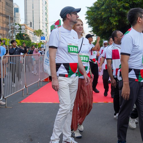 Race photo from WALK FOR PALESTINE