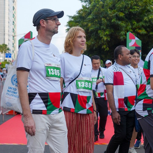 Race photo from WALK FOR PALESTINE