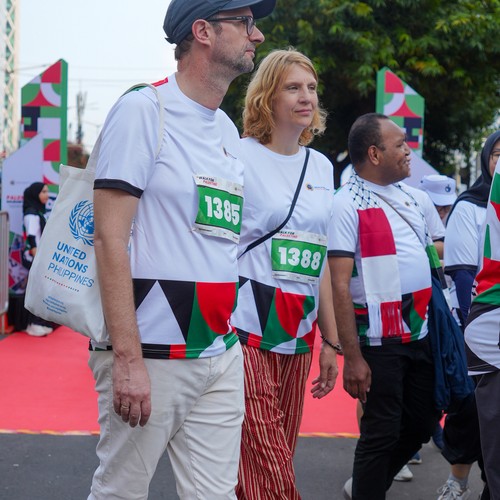 Race photo from WALK FOR PALESTINE
