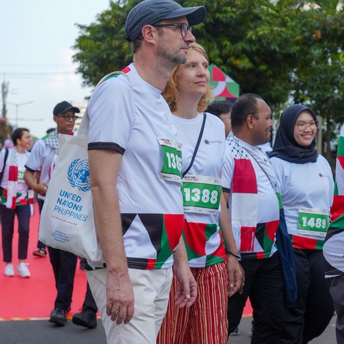 Race photo from WALK FOR PALESTINE