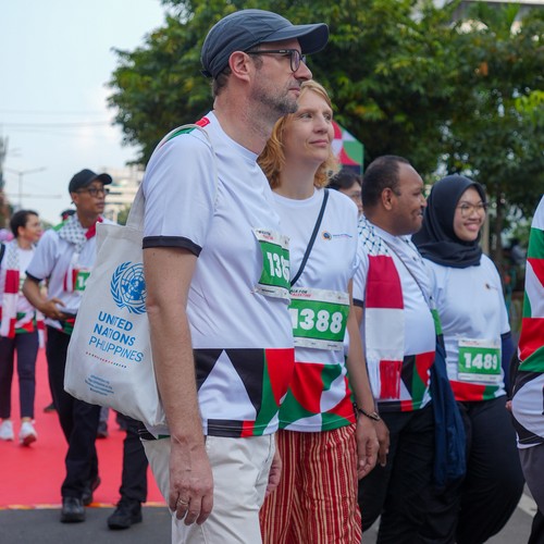 Race photo from WALK FOR PALESTINE