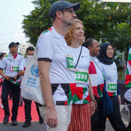 Race photo from WALK FOR PALESTINE