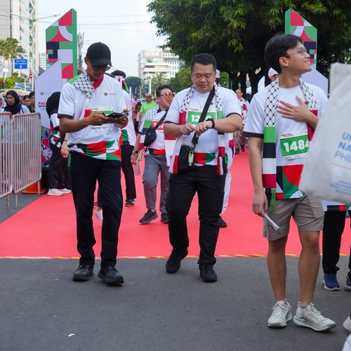 Race photo from WALK FOR PALESTINE