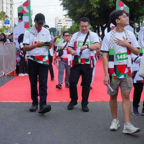 Race photo from WALK FOR PALESTINE
