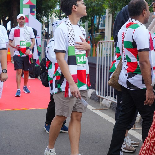 Race photo from WALK FOR PALESTINE