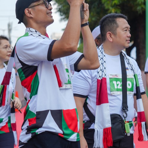 Race photo from WALK FOR PALESTINE