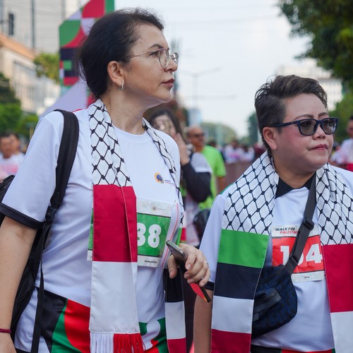Race photo from WALK FOR PALESTINE
