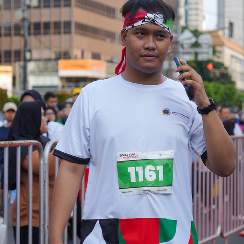Race photo from WALK FOR PALESTINE