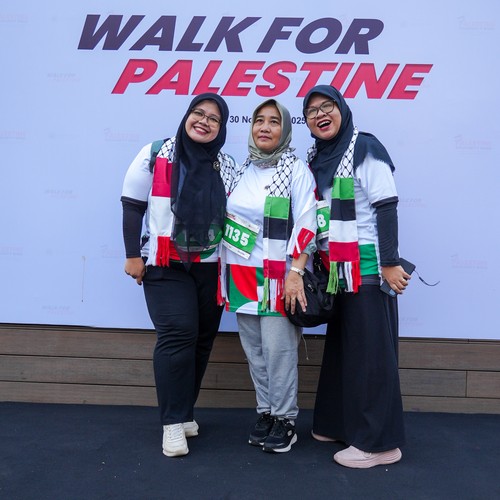 Race photo from WALK FOR PALESTINE