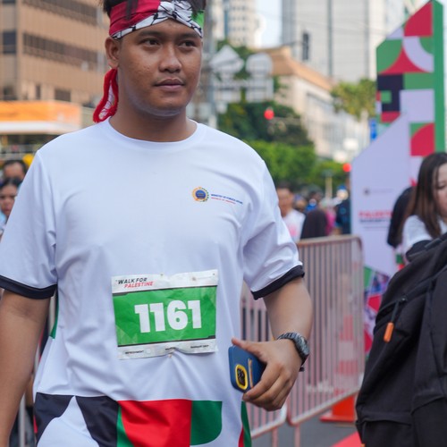 Race photo from WALK FOR PALESTINE