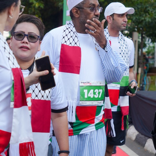 Race photo from WALK FOR PALESTINE