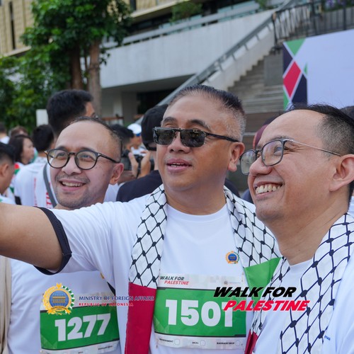 Race photo from WALK FOR PALESTINE