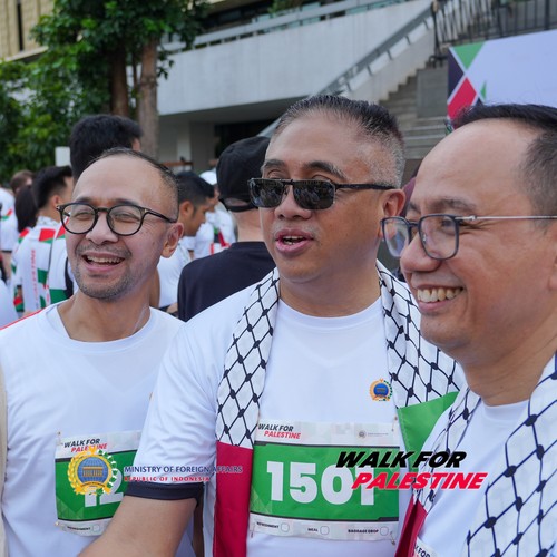 Race photo from WALK FOR PALESTINE