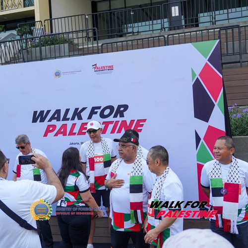 Race photo from WALK FOR PALESTINE