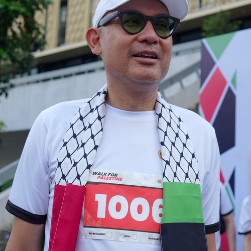 Race photo from WALK FOR PALESTINE