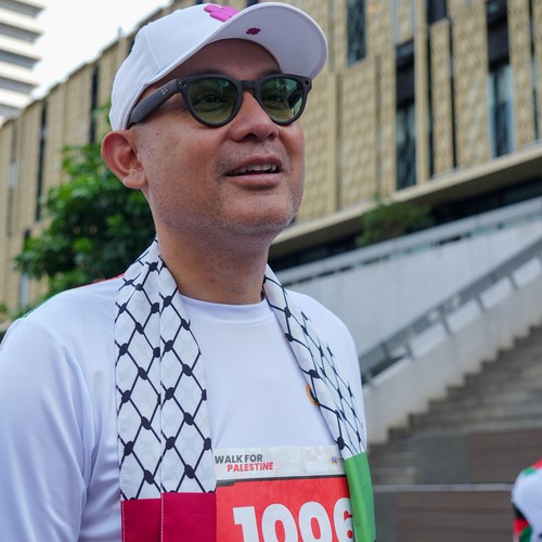Race photo from WALK FOR PALESTINE